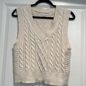Aerie Cableknit Sweater Vest